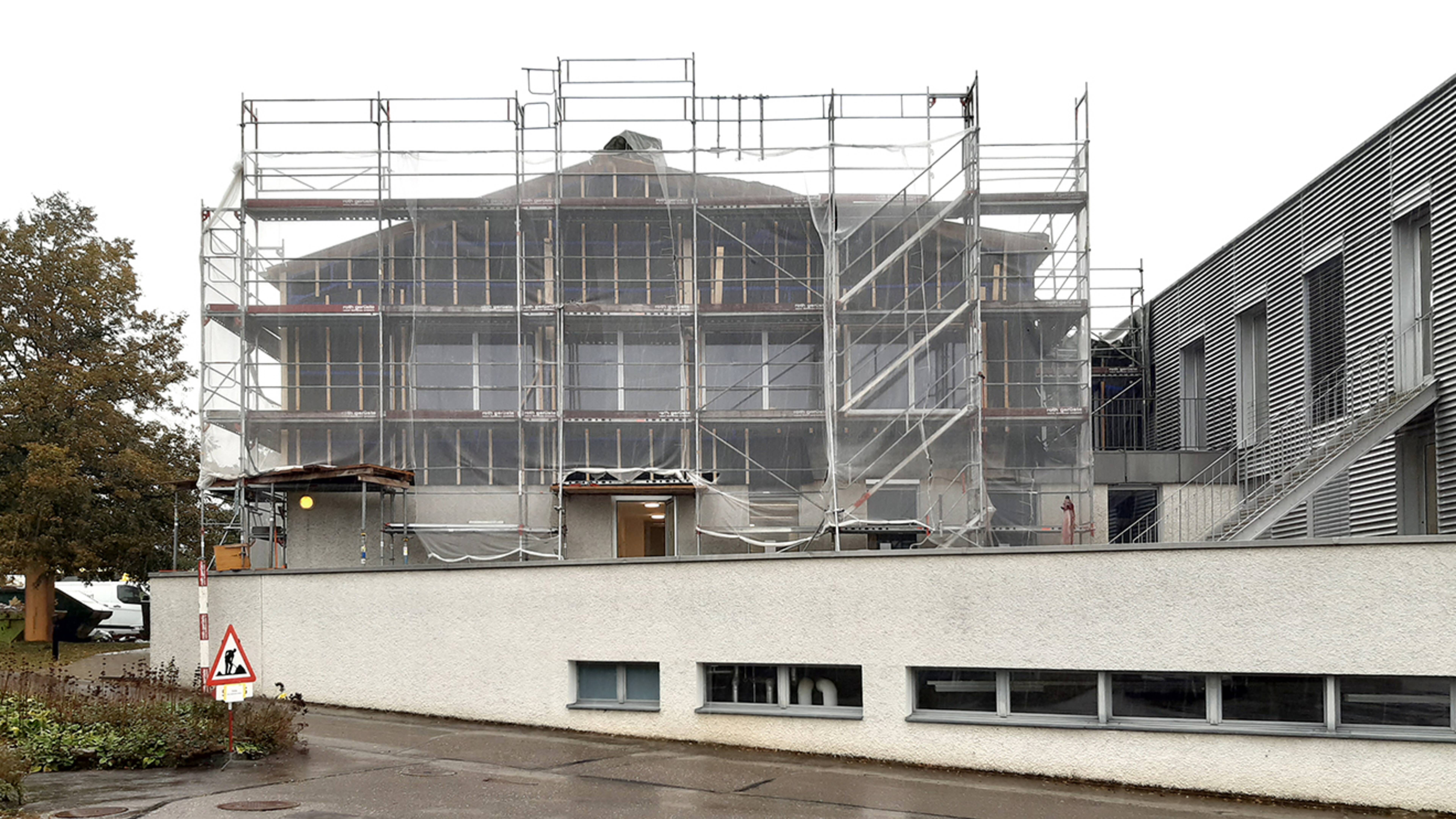 Aufrichte beim Umbau des ETH Labors